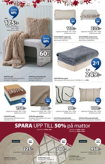 Jysk reklamblad i vecka 45 sida 12