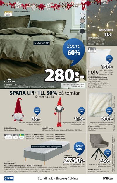 Jysk reklamblad i vecka 45 sida 17