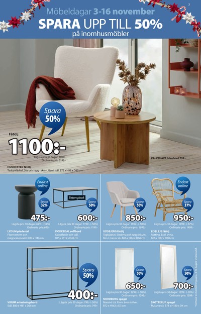 Jysk reklamblad i vecka 45 sida 4