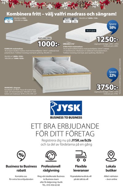 Jysk reklamblad i vecka 45 sida 6