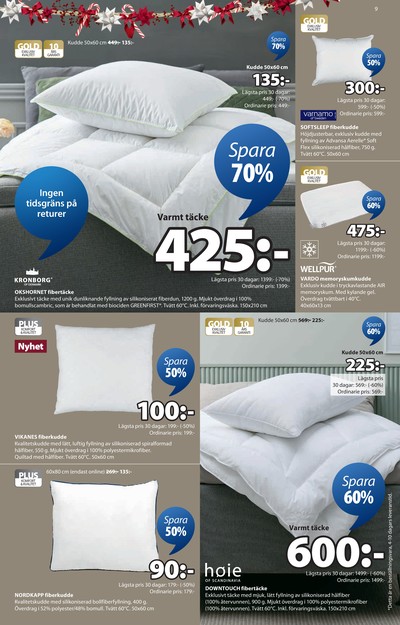 Jysk reklamblad i vecka 45 sida 10