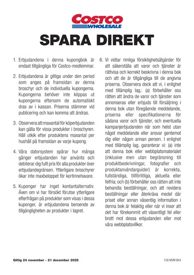 Costco reklamblad i vecka 49 sida 24