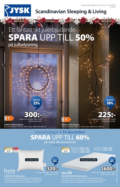 Jysk reklamblad i vecka 49 sida 2