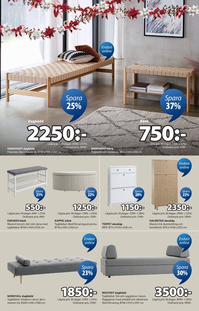 Jysk reklamblad i vecka 49 sida 17