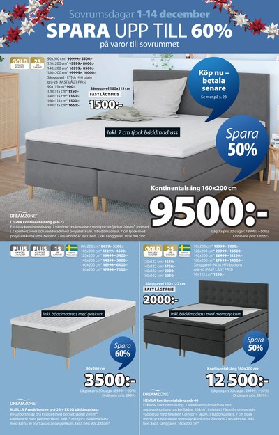 Jysk reklamblad i vecka 49 sida 3