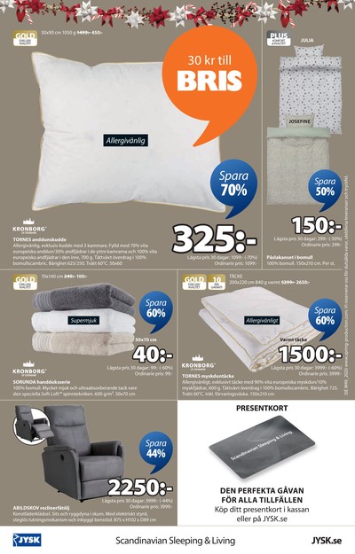 Jysk reklamblad i vecka 49 sida 25