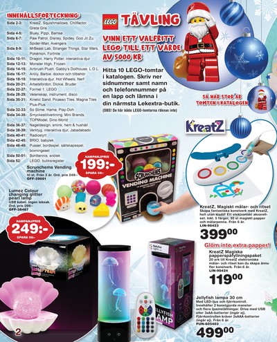 Lekextra reklamblad i vecka 49 sida 2