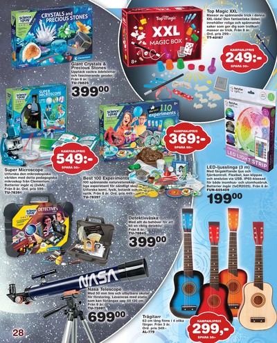 Lekextra reklamblad i vecka 49 sida 28