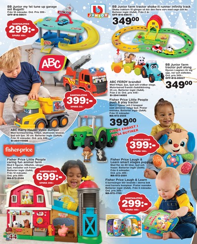 Lekextra reklamblad i vecka 49 sida 44