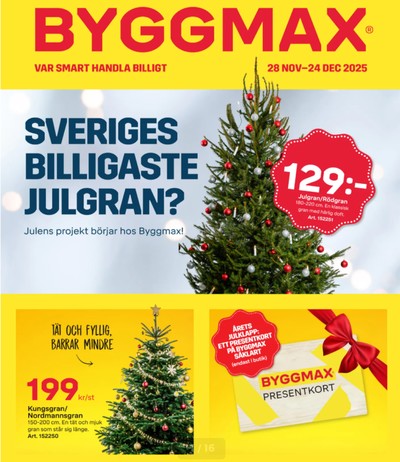 ByggMax reklamblad i vecka 50 sida 1