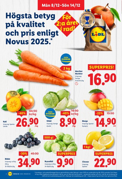 Lidl reklamblad i vecka 50 sida 2