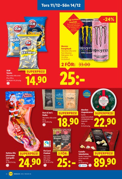 Lidl reklamblad i vecka 50 sida 25