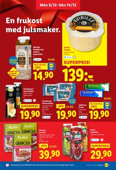 Lidl reklamblad i vecka 50 sida 5