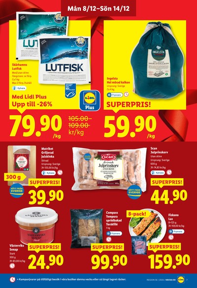 Lidl reklamblad i vecka 50 sida 7