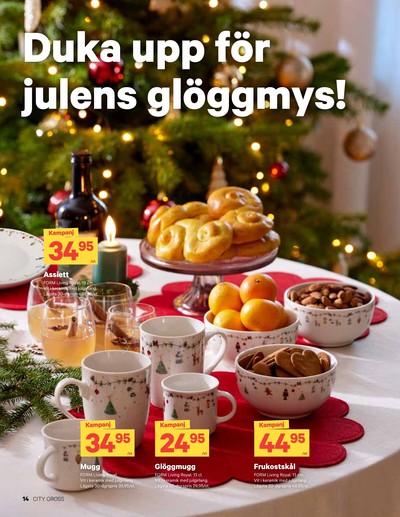 City Gross reklamblad i vecka 50 sida 14
