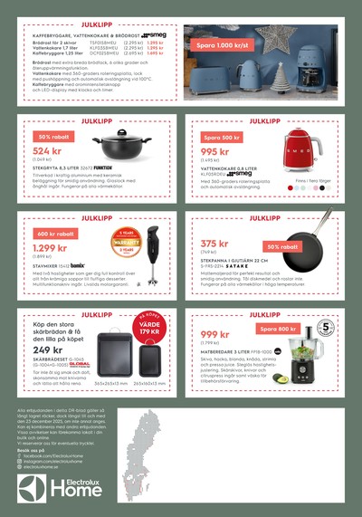 Electrolux Home reklamblad i vecka 50 sida 12
