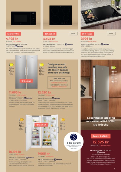Electrolux Home reklamblad i vecka 50 sida 9