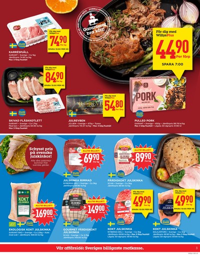 WILLY:S reklamblad i vecka 50 sida 3