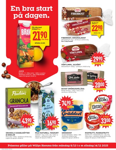 WILLY:S hemma reklamblad i vecka 50 sida 2