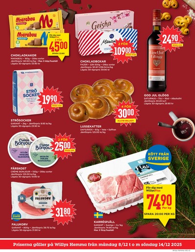 WILLY:S hemma reklamblad i vecka 50 sida 3