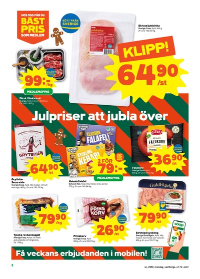 Stora Coop reklamblad i vecka 50 sida 2