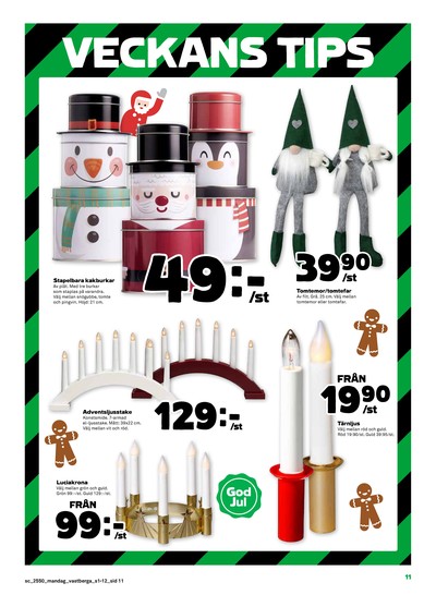 Stora Coop reklamblad i vecka 50 sida 11