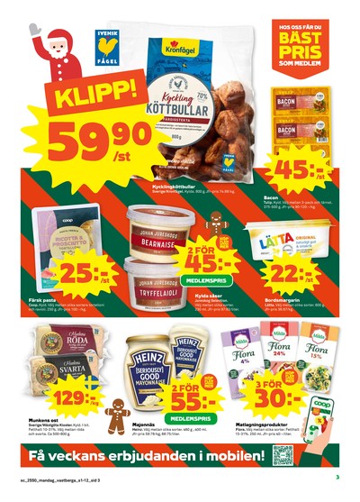 Stora Coop reklamblad i vecka 50 sida 3