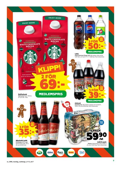 Stora Coop reklamblad i vecka 50 sida 7
