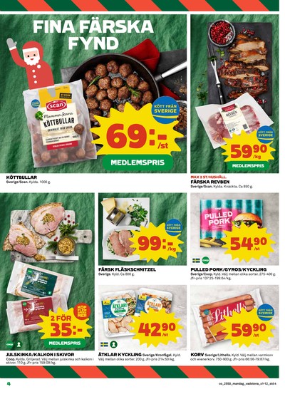Coop reklamblad i vecka 50 sida 4