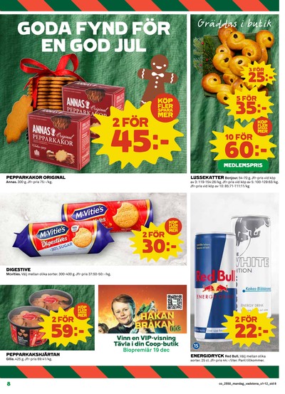 Coop reklamblad i vecka 50 sida 8