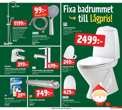 Jem & Fix reklamblad i vecka 50 sida 5