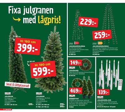 Jem & Fix reklamblad i vecka 50 sida 10