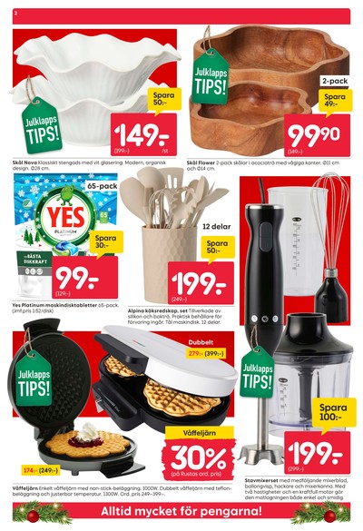 Rusta reklamblad i vecka 50 sida 2