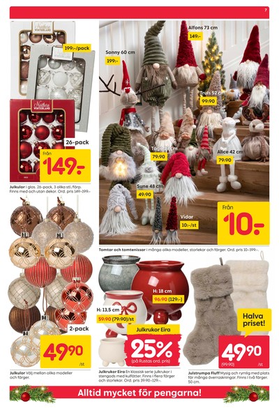 Rusta reklamblad i vecka 50 sida 7