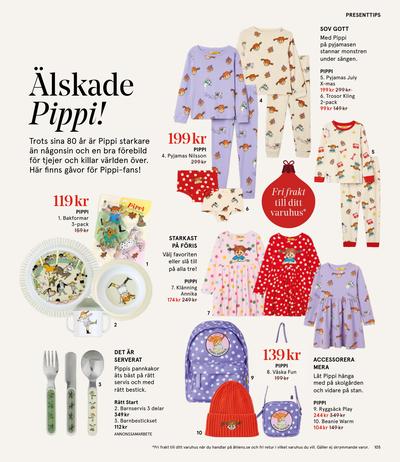 Åhlens reklamblad i vecka 51 sida 105