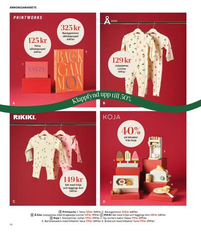 Åhlens reklamblad i vecka 51 sida 112