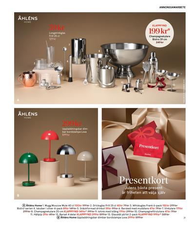 Åhlens reklamblad i vecka 51 sida 21