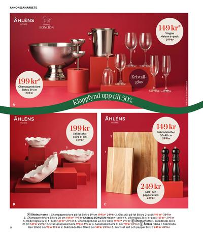 Åhlens reklamblad i vecka 51 sida 28