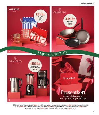 Åhlens reklamblad i vecka 51 sida 29