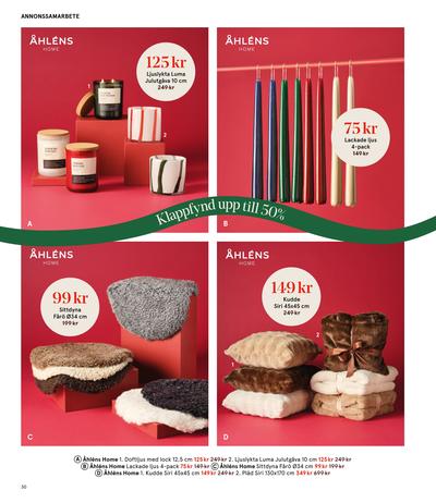 Åhlens reklamblad i vecka 51 sida 30