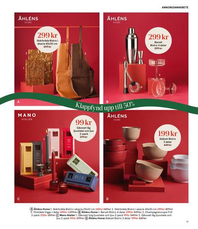 Åhlens reklamblad i vecka 51 sida 31