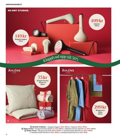 Åhlens reklamblad i vecka 51 sida 34