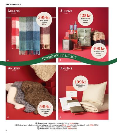 Åhlens reklamblad i vecka 51 sida 36
