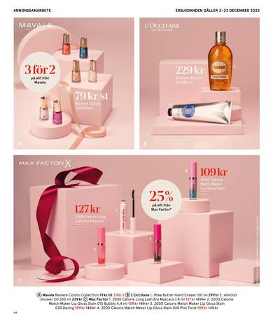 Åhlens reklamblad i vecka 51 sida 44