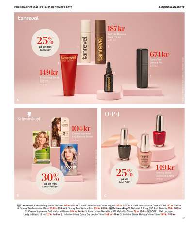 Åhlens reklamblad i vecka 51 sida 47