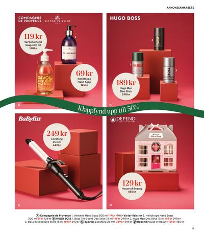 Åhlens reklamblad i vecka 51 sida 65