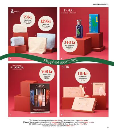 Åhlens reklamblad i vecka 51 sida 67