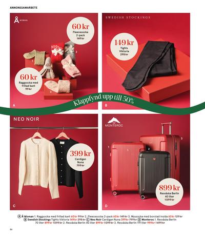 Åhlens reklamblad i vecka 51 sida 86