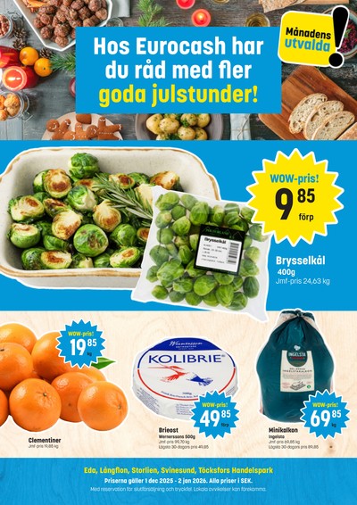 Eurocash reklamblad i vecka 51 sida 1