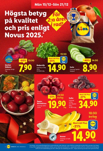 Lidl reklamblad i vecka 51 sida 2